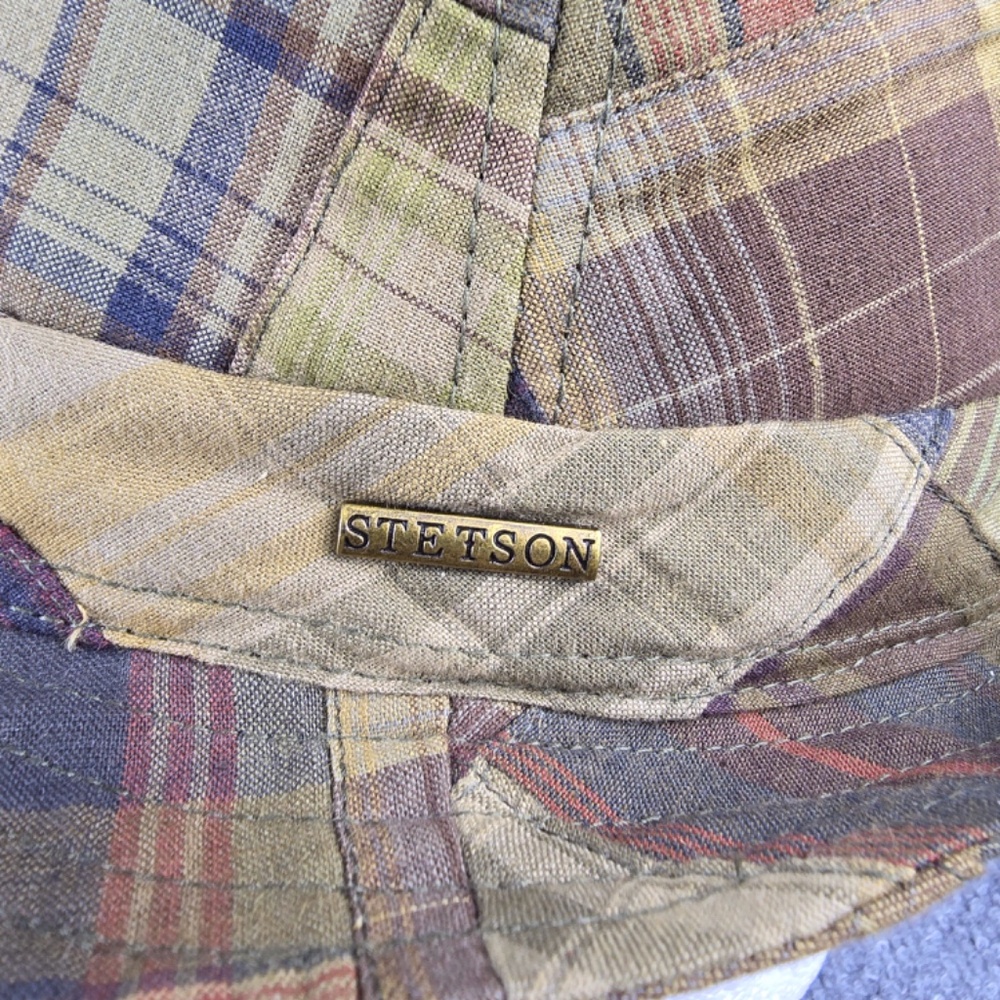 Vintage Stetson Patchwork Walking Hat / Fedora-Cr… - image 5